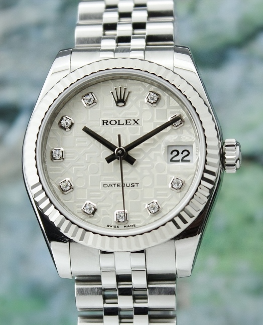 (image for) A ROLEX MID SIZE OYSTER PERPETUAL DATEJUST / 178274